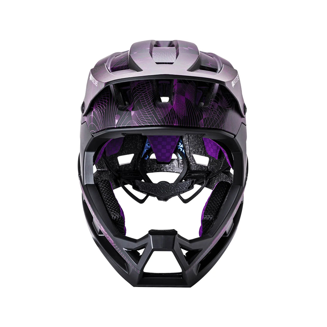 Kali DH Invader Linear Black/Purple Helmet