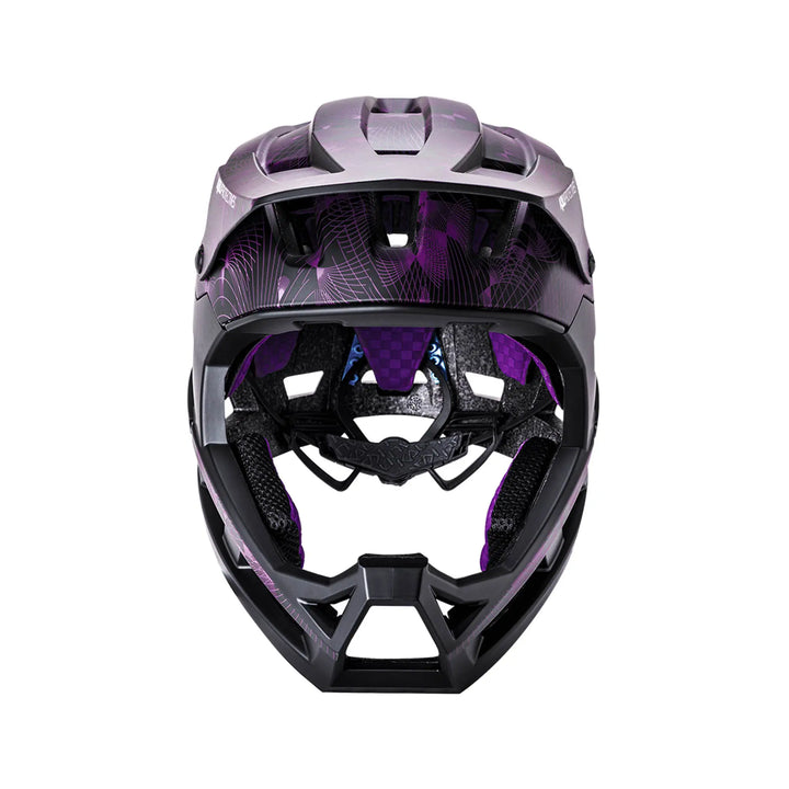 Kali DH Invader Linear Black/Purple Helmet