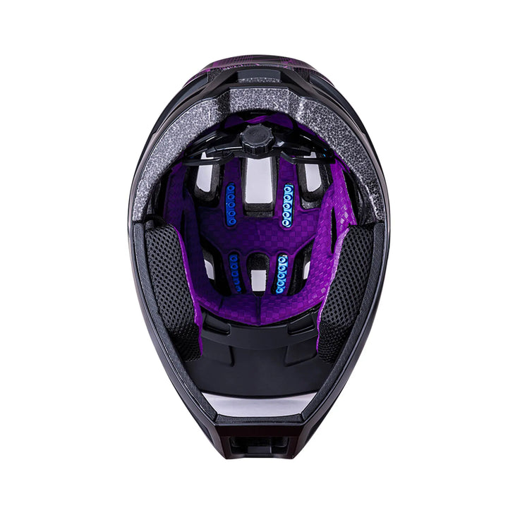 Kali DH Invader Linear Black/Purple Helmet