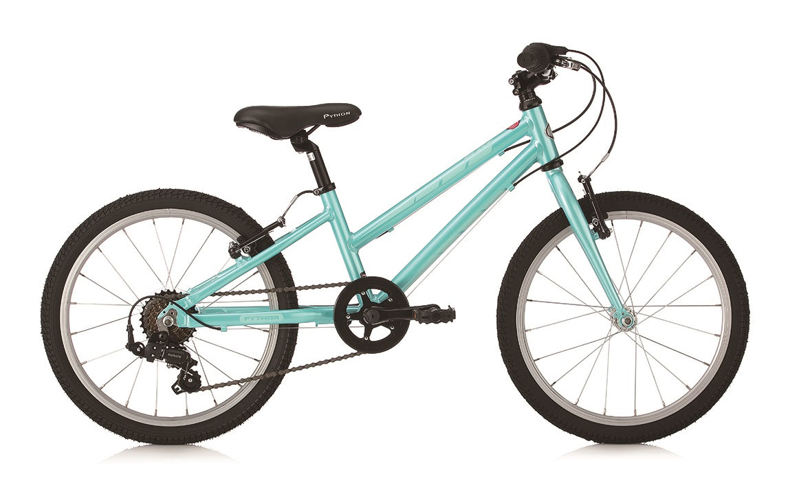 Python Elite Girls Aqua 20 Kids Bike Les s Cycles