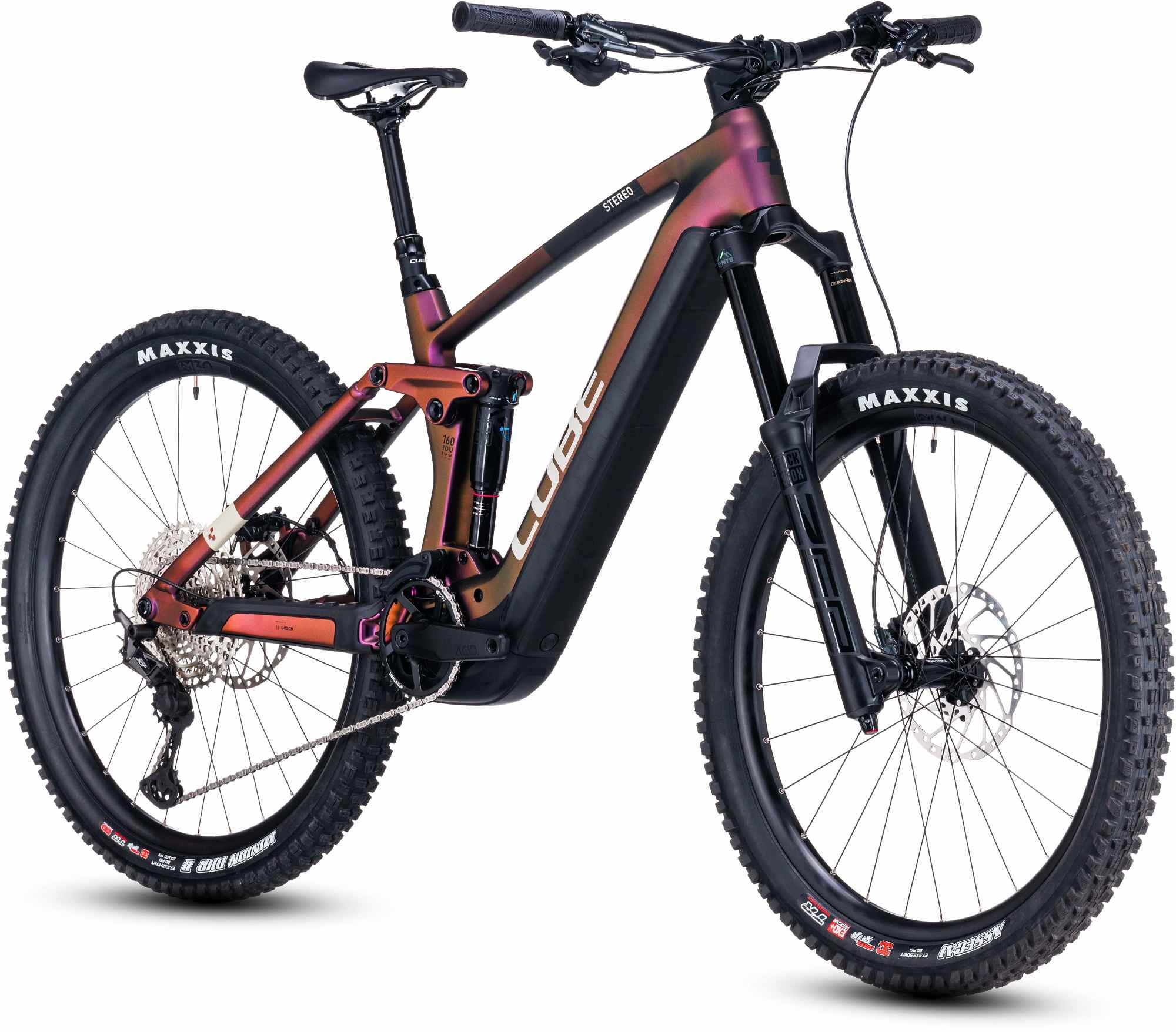 Cube Stereo Hybrid 160 HPC SLX 750 27.5 2023 Electric Mountain