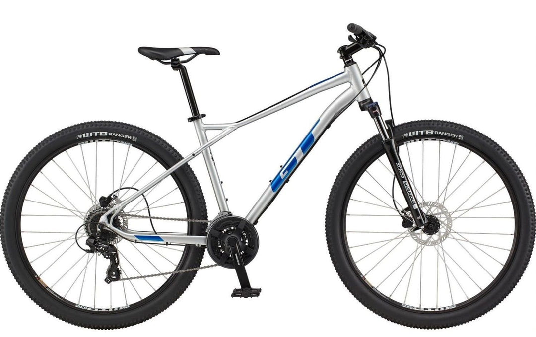 GT Aggressor Expert Silver 2022 Mountain Bike - GT Bikes - Les's Cycles