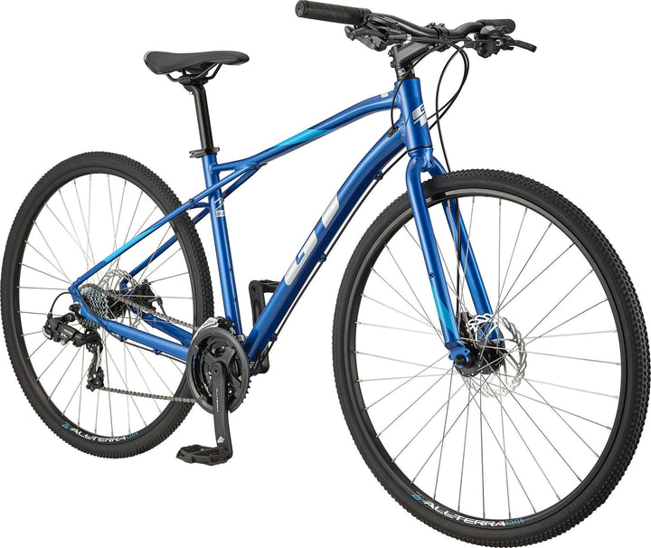 GT Transeo Sport Blue 2022 Mountain Bike - GT Bikes - Les's Cycles