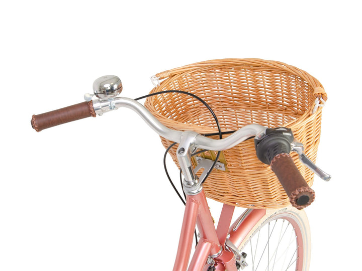 Raleigh Willow Pink Womens Retro Basket Bike - Raleigh - Les's Cycles